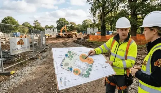 Tree constraints and design planning for Reigate, Surrey