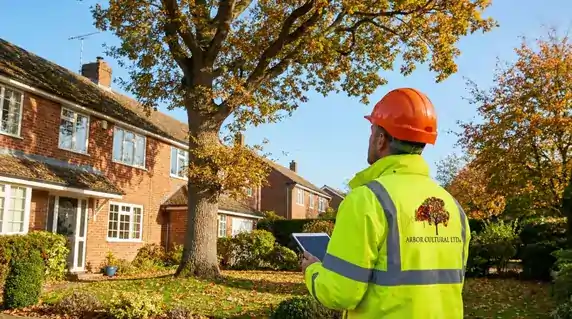 Tree constraints and design planning for Woking, Surrey