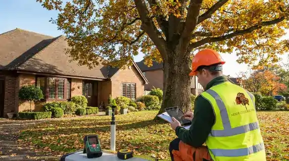 Tree constraints and design planning for Ashtead, Surrey